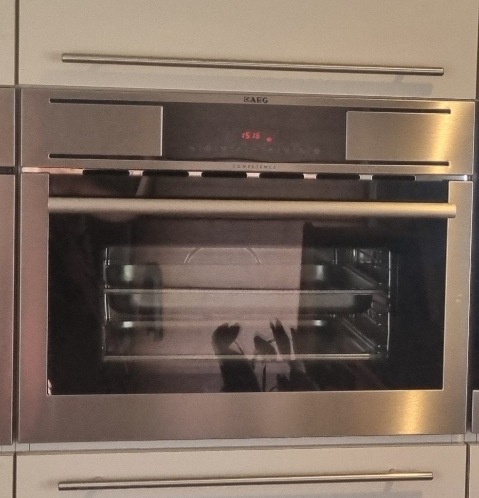 Stoomoven AEG compact Inox - Nieuw!, Neuf, AEG, Four à vapeur, Encastré
