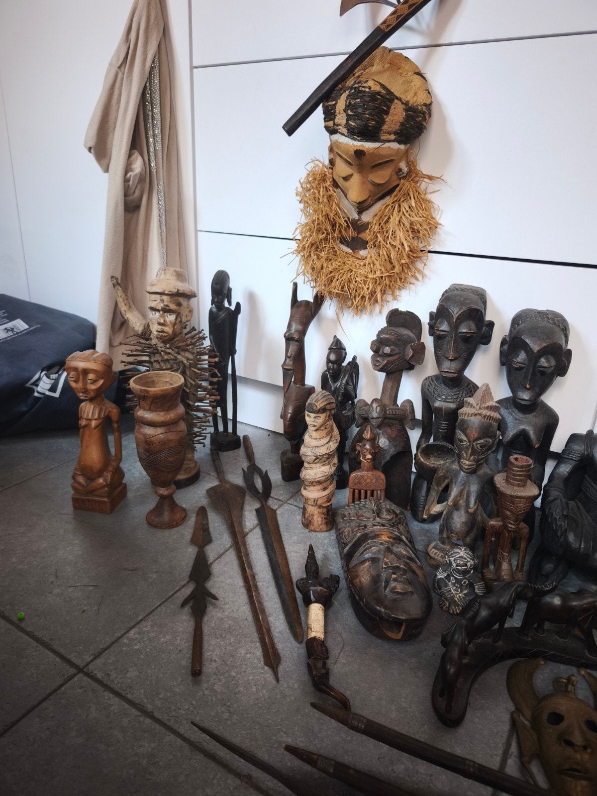 Lotje afrikaanse deco, Antiquités & Art, Enlèvement ou Envoi