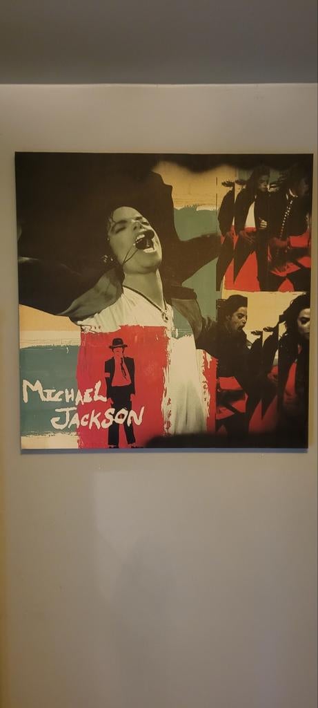 Michael Jackson canvas, Antiek en Kunst, Ophalen