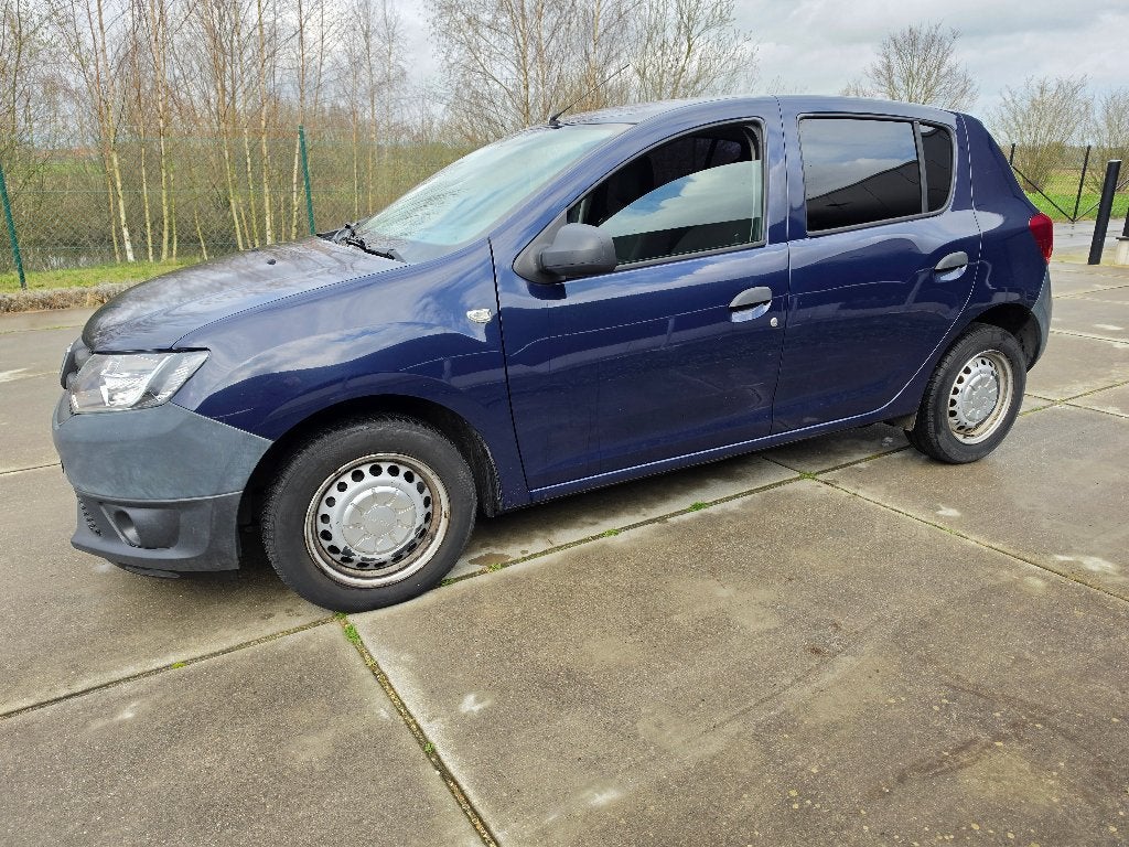 Dacia Sandero 1.2 TCe 2015 Al Gekeurd v Verkoop + Garantie, Auto's, Dacia, Blauw, Bedrijf, 5 deurs, Sandero