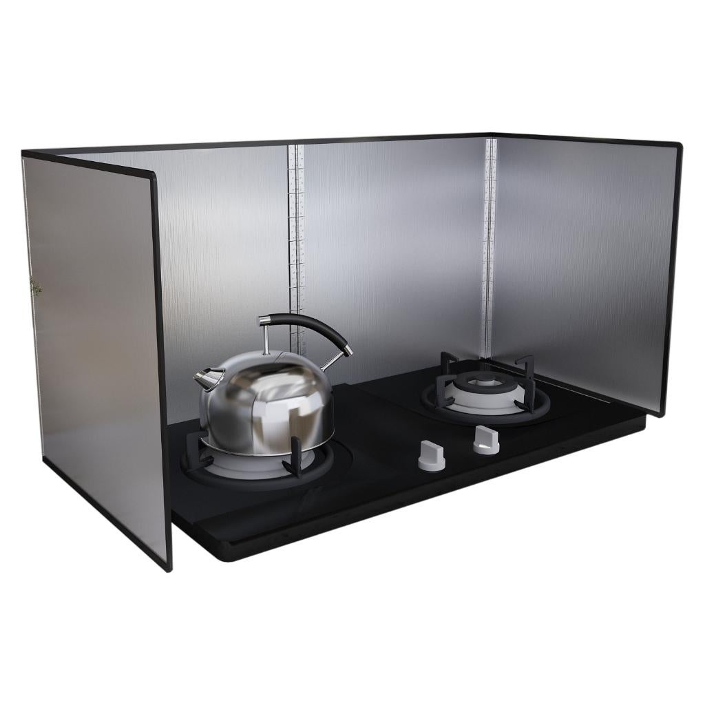 Keuken spatscherm voor fornuis tegen vetspatten, spatbescher, Maison & Meubles, Neuf, Autres marques, Gris, Envoi