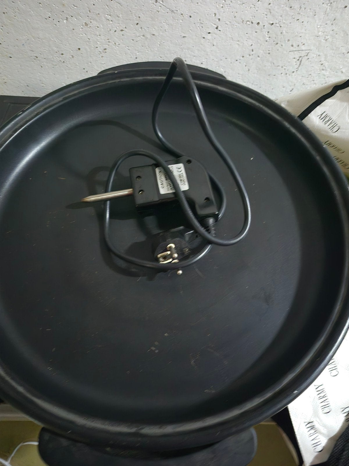 Braadpan, Ophalen