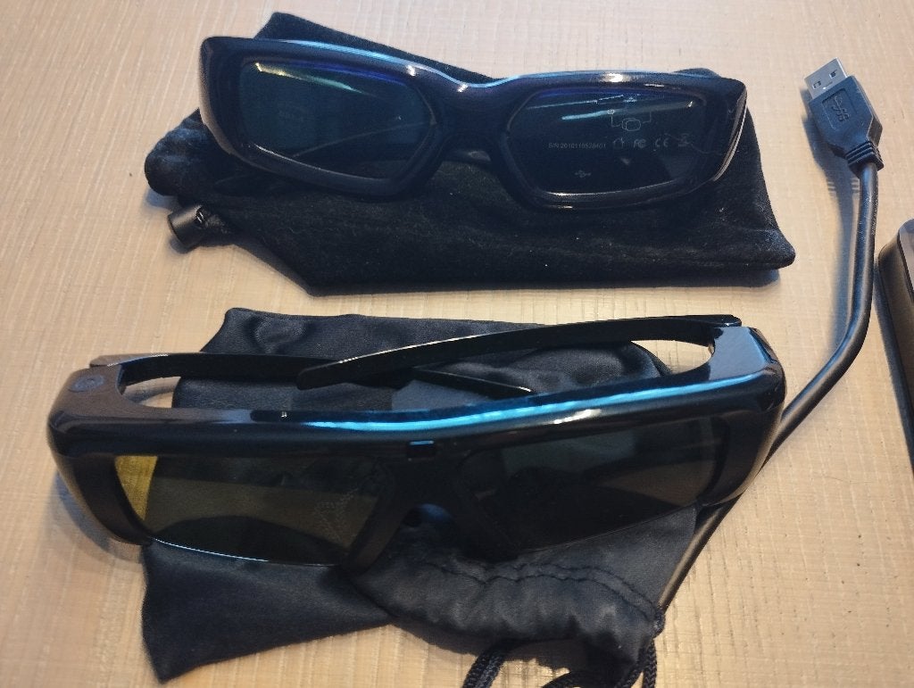 2 paires de lunette active 3D pour TV SAMSUNG Infrarouge, Enlèvement ou Envoi, Comme neuf, Samsung