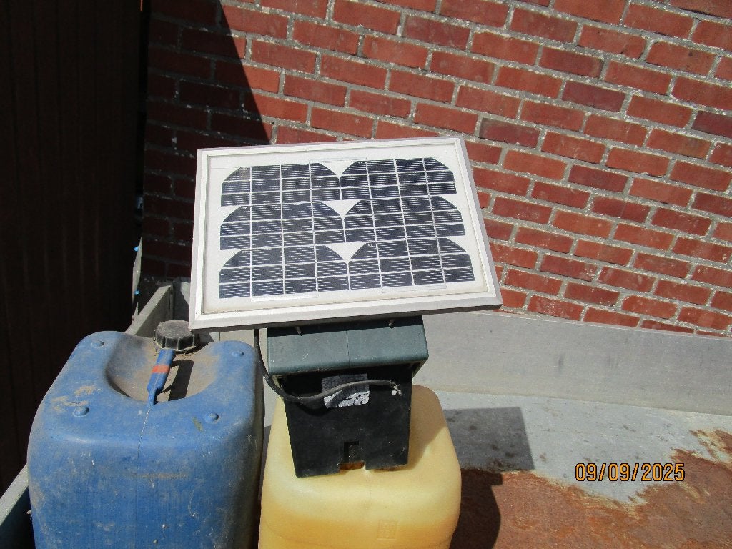 weideaparaat op zonneenergie