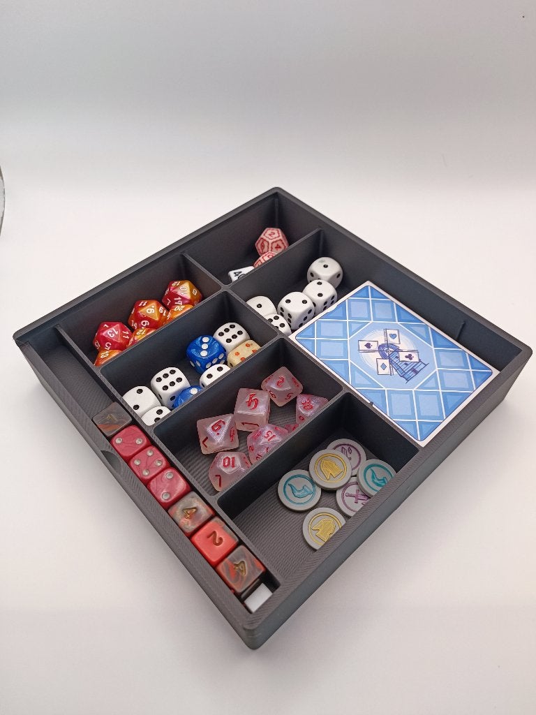 Dice en Token Box (RPG) - 3D Geprint, Ophalen of Verzenden