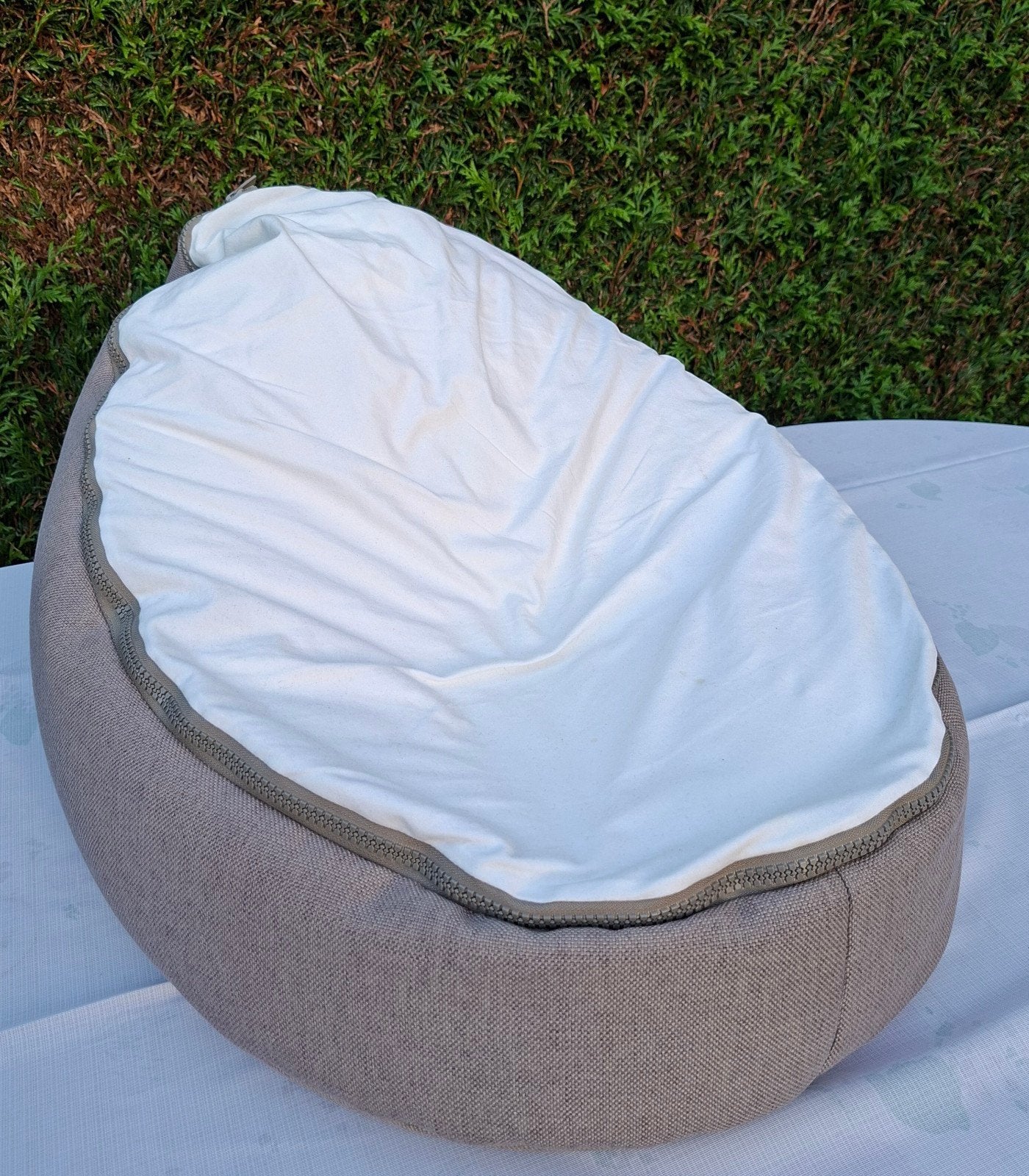 Doomoo Pouf évolutif avec clips bébé et housse lavable, Maison & Meubles, Sièges-poires, Enlèvement, Gris, Pouf