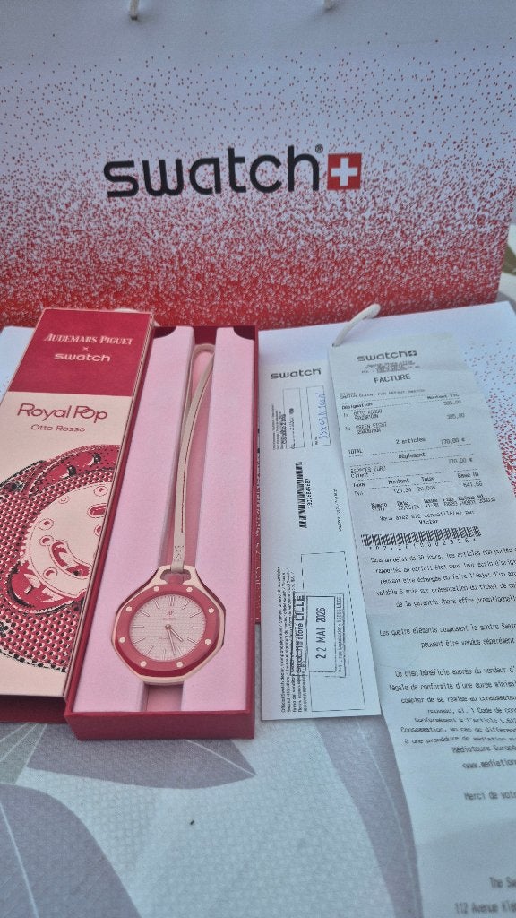 Audemars Piquet & Swatch collection Royal Pop, Montre-bracelet, Enlèvement ou Envoi, Swatch, Comme neuf