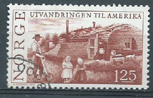 NOORWEGEN-, Postzegels en Munten, Ophalen of Verzenden, Noorwegen, Gestempeld