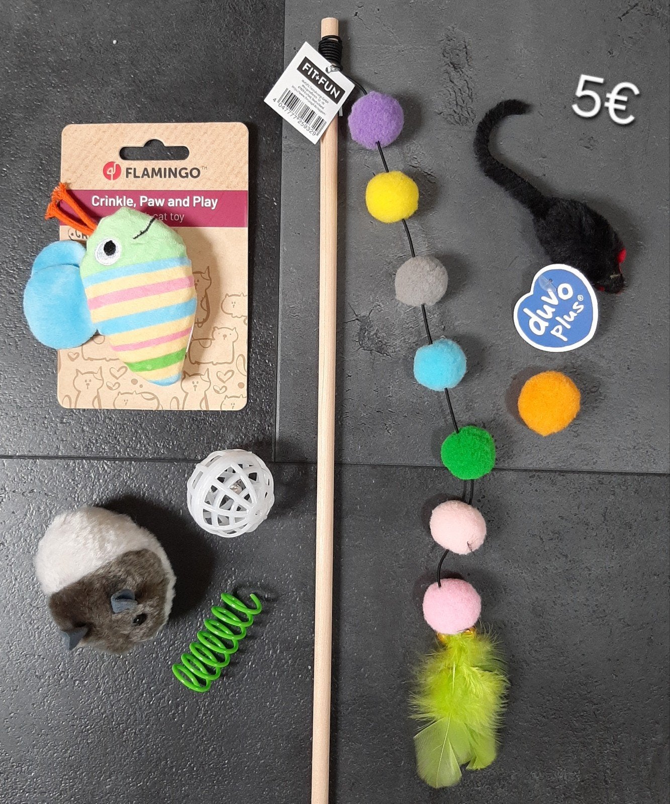 Kattenspeelgoed set, Dieren en Toebehoren, Kattenspeelgoed, Nieuw, Ophalen of Verzenden