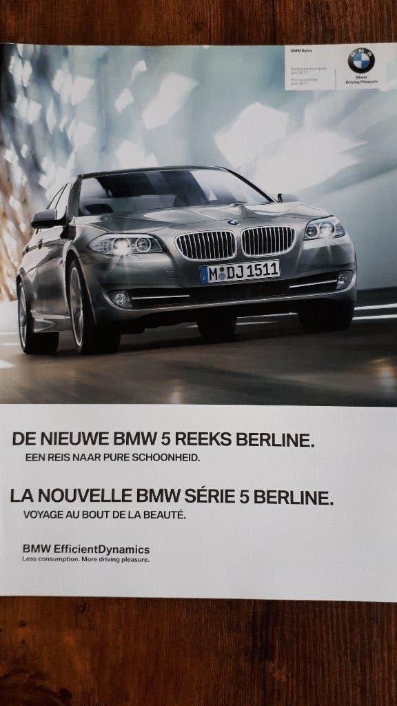 DE NIEUWE BMW 5 REEKS BERLINE.Een reis naar pure schoonheid, Ophalen of Verzenden, Nieuw, BMW