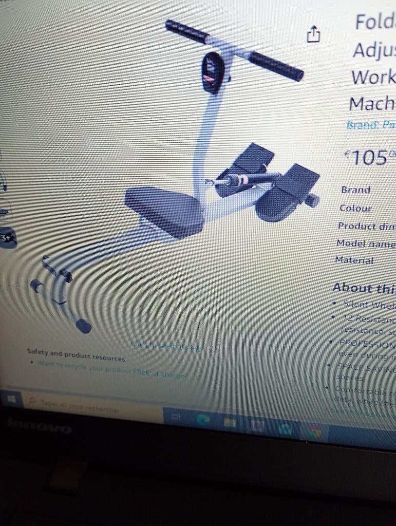 Rameur, Rameur, Comme neuf, Enlèvement, Métal