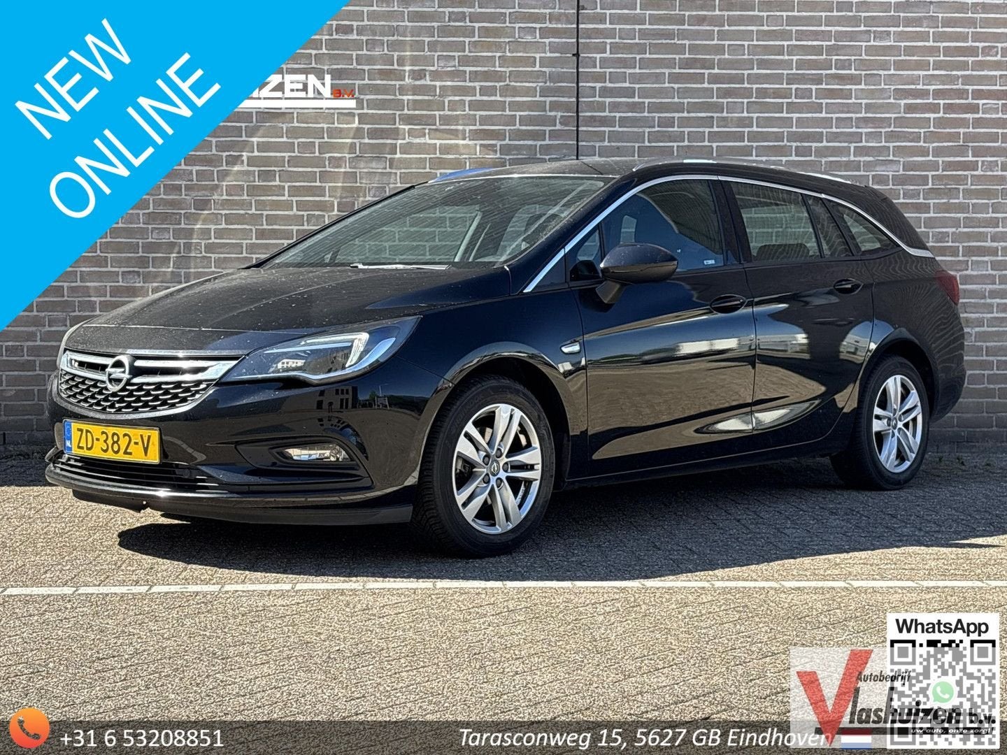 Opel Astra Sports Tourer 1.0 Innovation | € 3.950,- NETTO! |, Auto's, Zwart, Zwart, Bedrijf, Astra
