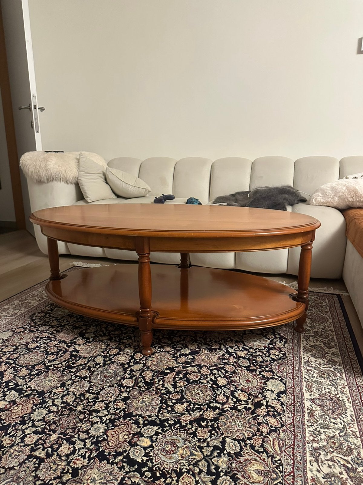 Salontafel van kersenhout, Huis en Inrichting, Ophalen, Gebruikt, Kersenhout