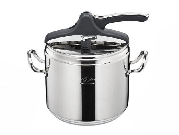 Nieuw | 2 in 1 Snelkoker Domina Casa Mia 7L Lagostina, Huis en Inrichting, Kookpan of Snelkookpan, Inox, Nieuw, Ophalen of Verzenden