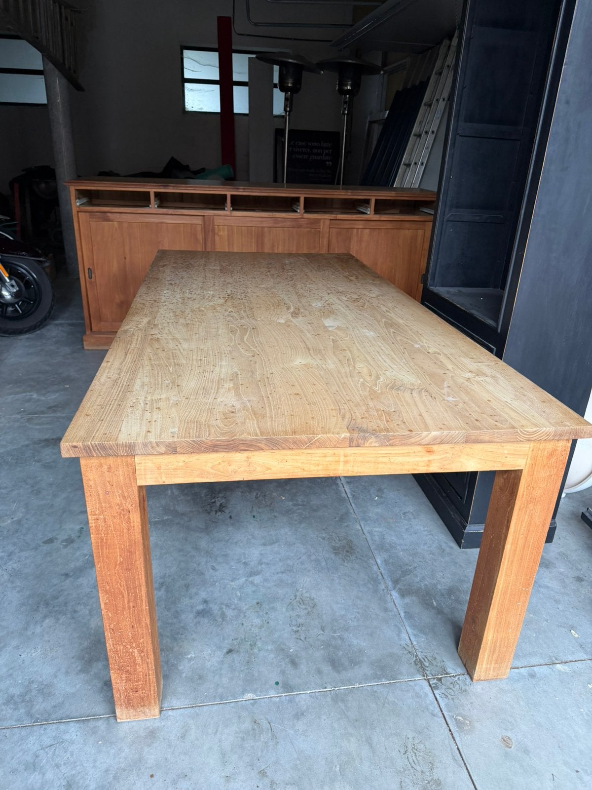 Table à manger en teck, Maison & Meubles, Enlèvement, Utilisé