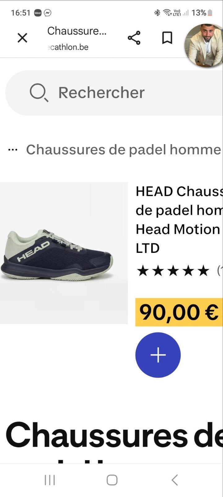 chaussures padel, Nieuw