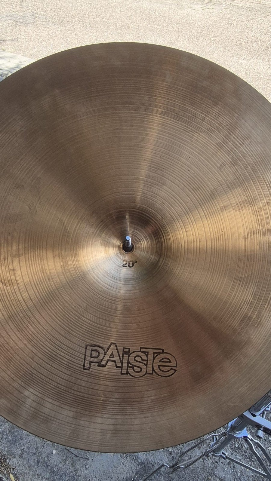 Vintage Paiste 2002 Ride de 20 pouces, Musique & Instruments, Enlèvement, Utilisé, Autres marques