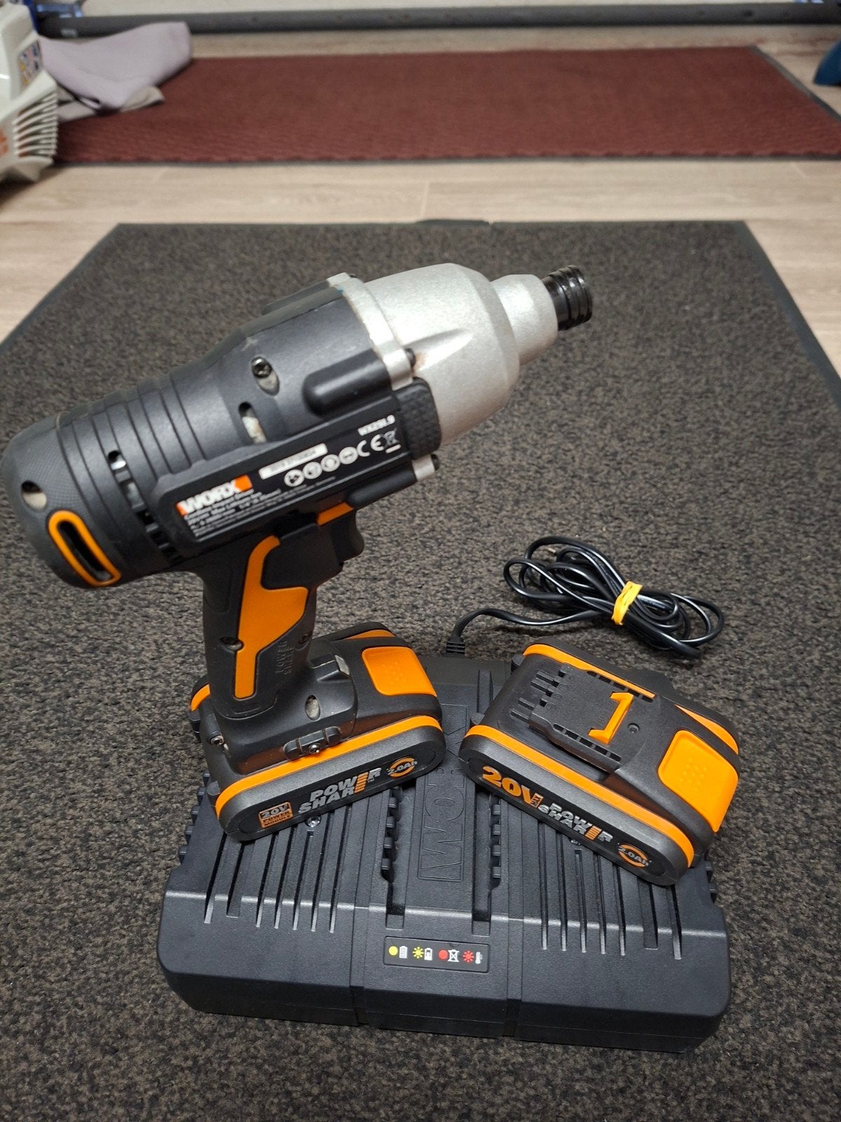 WORX Visseuse à chocs sans fil 20V WX291.9vendue avec double, Bricolage & Construction, Outillage | Foreuses, Enlèvement