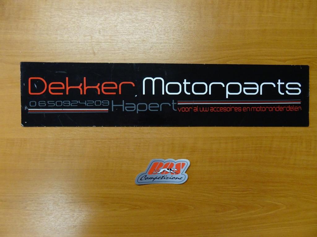 Bos Exhausts Uitlaat / Demper Sticker # Bos Competizione #, Ophalen of Verzenden, -, -, -