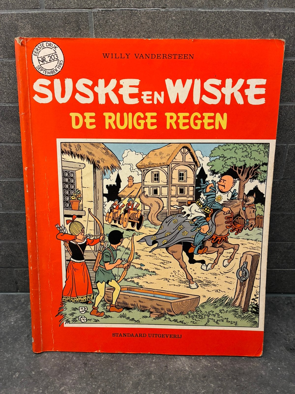Suske et Wiske De Ruige Regen (n 203) première édition, Une BD, Enlèvement ou Envoi, Utilisé