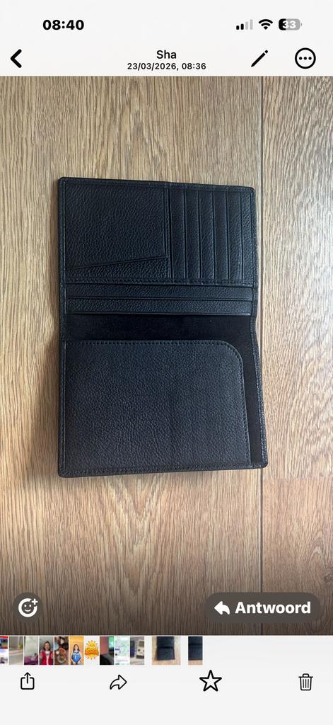 Rafc. Lederen portefeuille., Ophalen, Nieuw