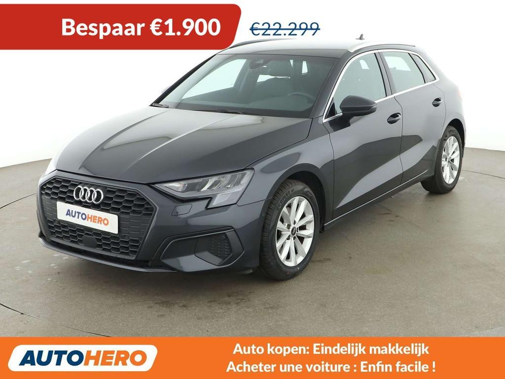 Audi A3 30 TFSI (année de construction 2022), Cuir, Argent ou Gris, Achat, Euro 6