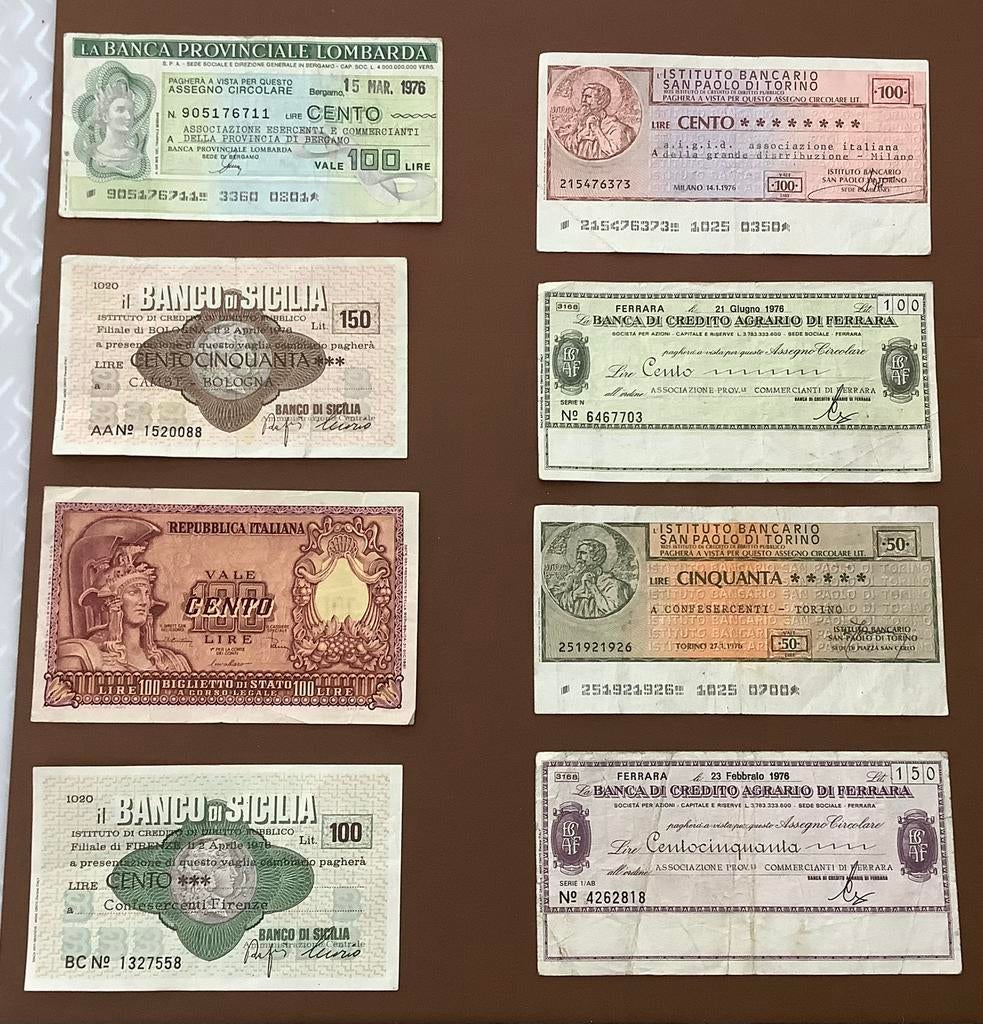Collecte de chèques bancaires italiens 1976, Enlèvement