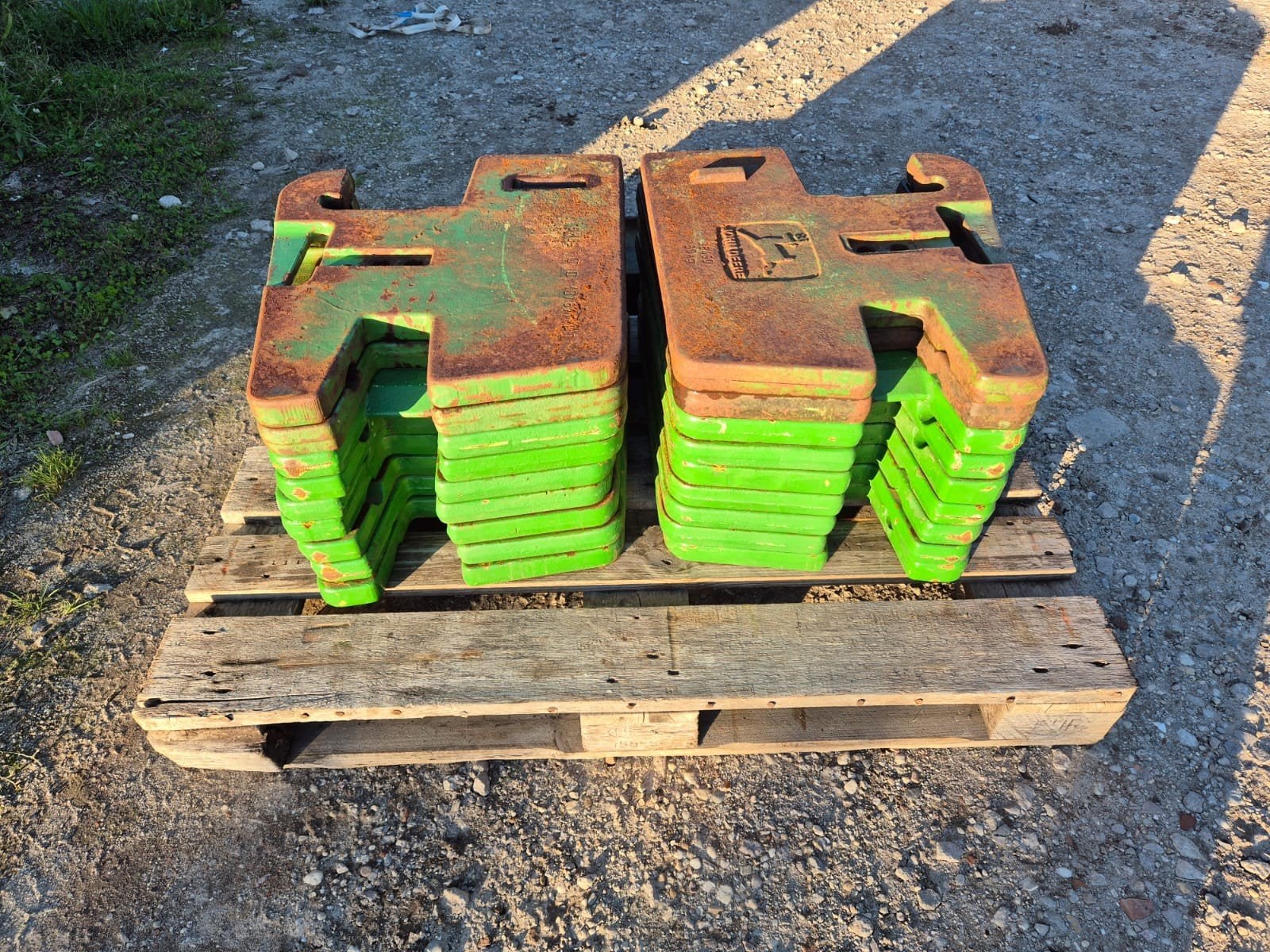 John Deere gewichten 18x 50kg frontgewicht, Ophalen of Verzenden