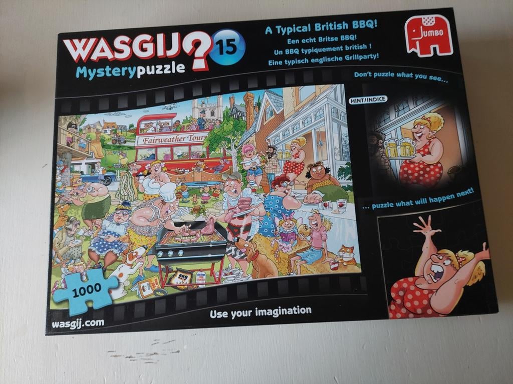 Wasgij puzzel, Ophalen