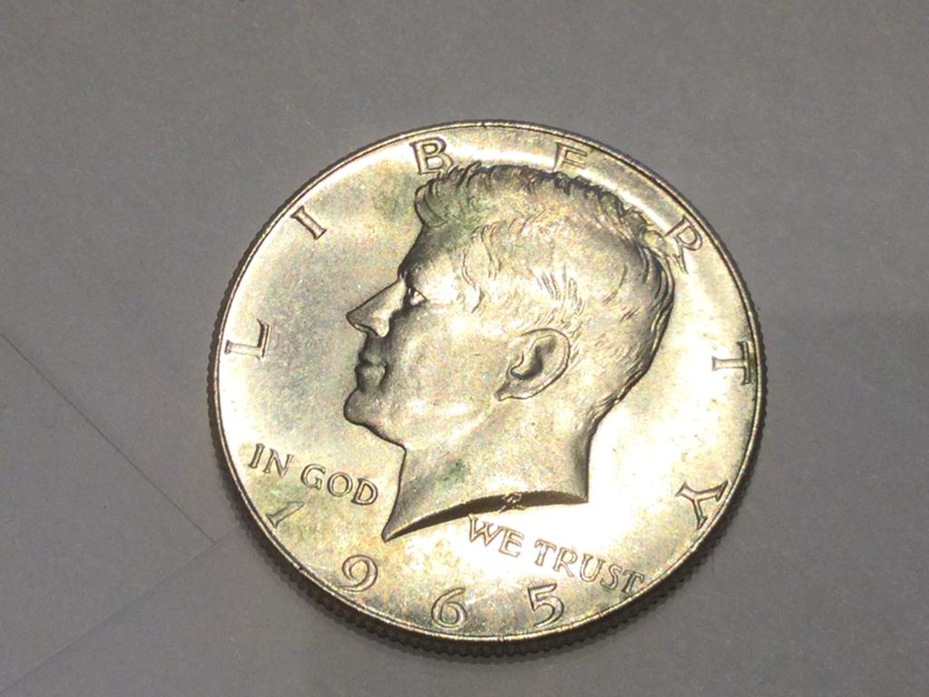 USA half dollar 1965 zilver 400, Ophalen of Verzenden, Zilver