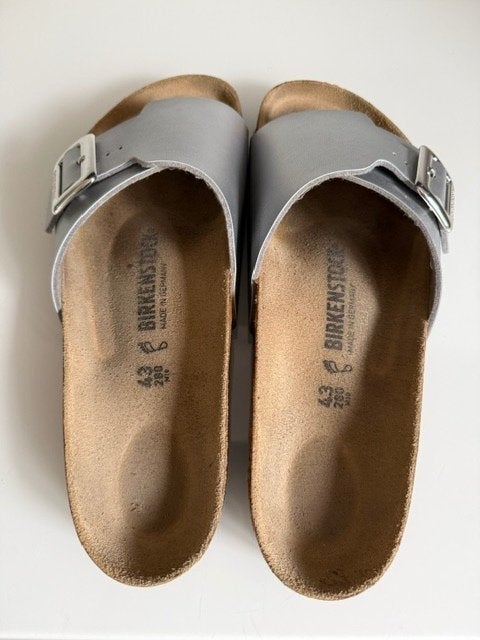 sandale Birkenstock modèle spéciale Argenté, Kleding | Heren, Schoenen, Sandalen, Overige kleuren, Ophalen of Verzenden, Zo goed als nieuw