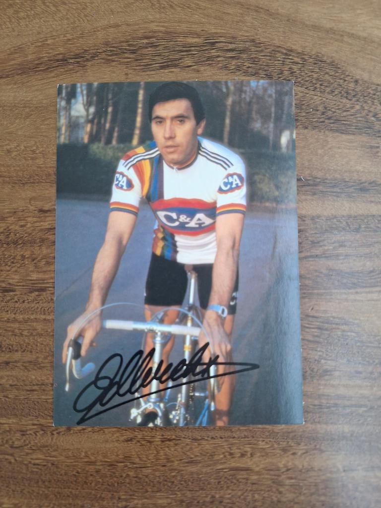 Wielerkaart Eddy Merckx 1978, Sport en Fitness, Ophalen of Verzenden, Zo goed als nieuw, Overige typen