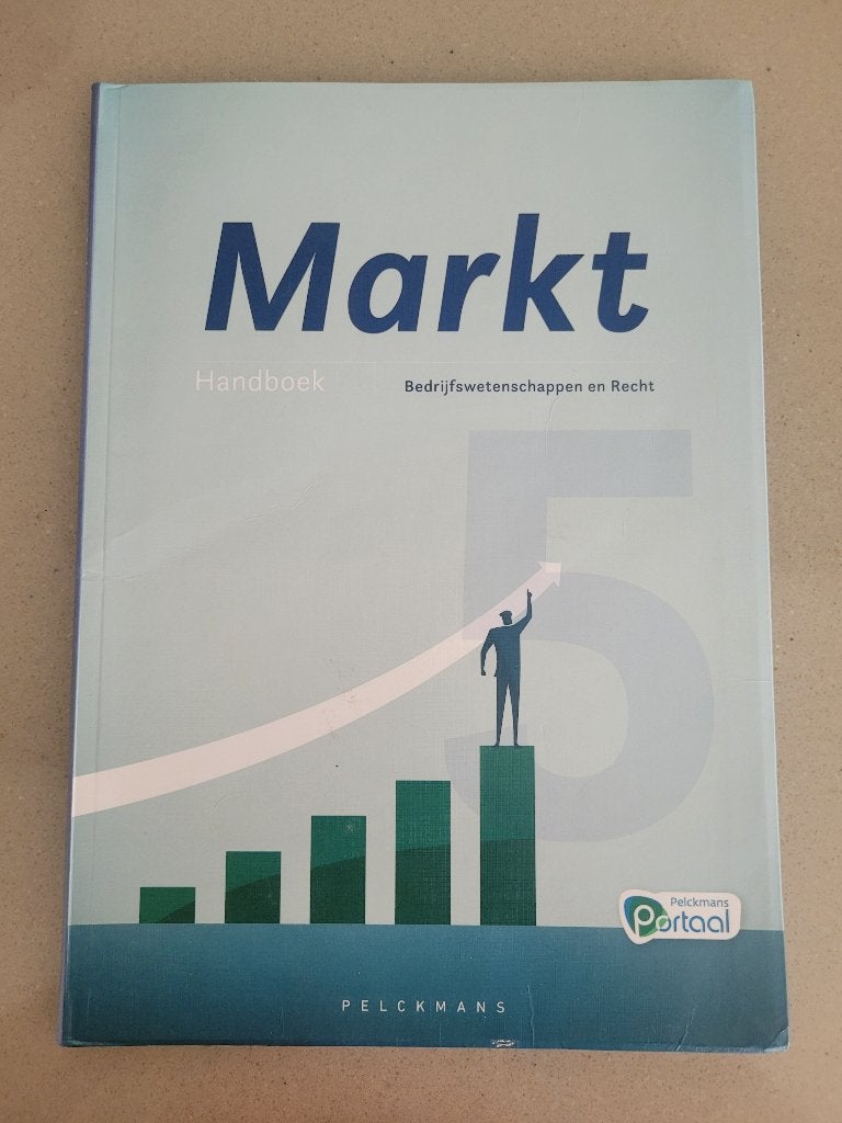 Markt 5 Bedrijfswetenschappen en Recht Handboek, Boeken, Schoolboeken, ASO, Economie, Ophalen of Verzenden, Zo goed als nieuw
