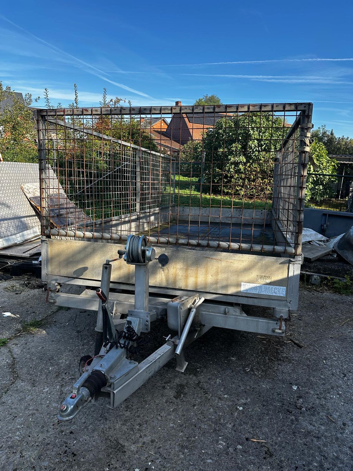 Remorque double essieux, Autos : Divers, Enlèvement, Utilisé