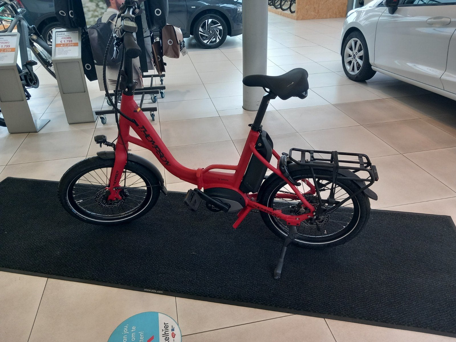 elektrische plooifiets, Fietsen en Brommers, Elektrische fietsen, Zo goed als nieuw, Minder dan 47 cm, 30 tot 50 km per accu, Ophalen