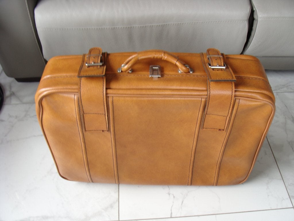 Ancienne valise couleur d'époque , vintage, Enlèvement, Comme neuf