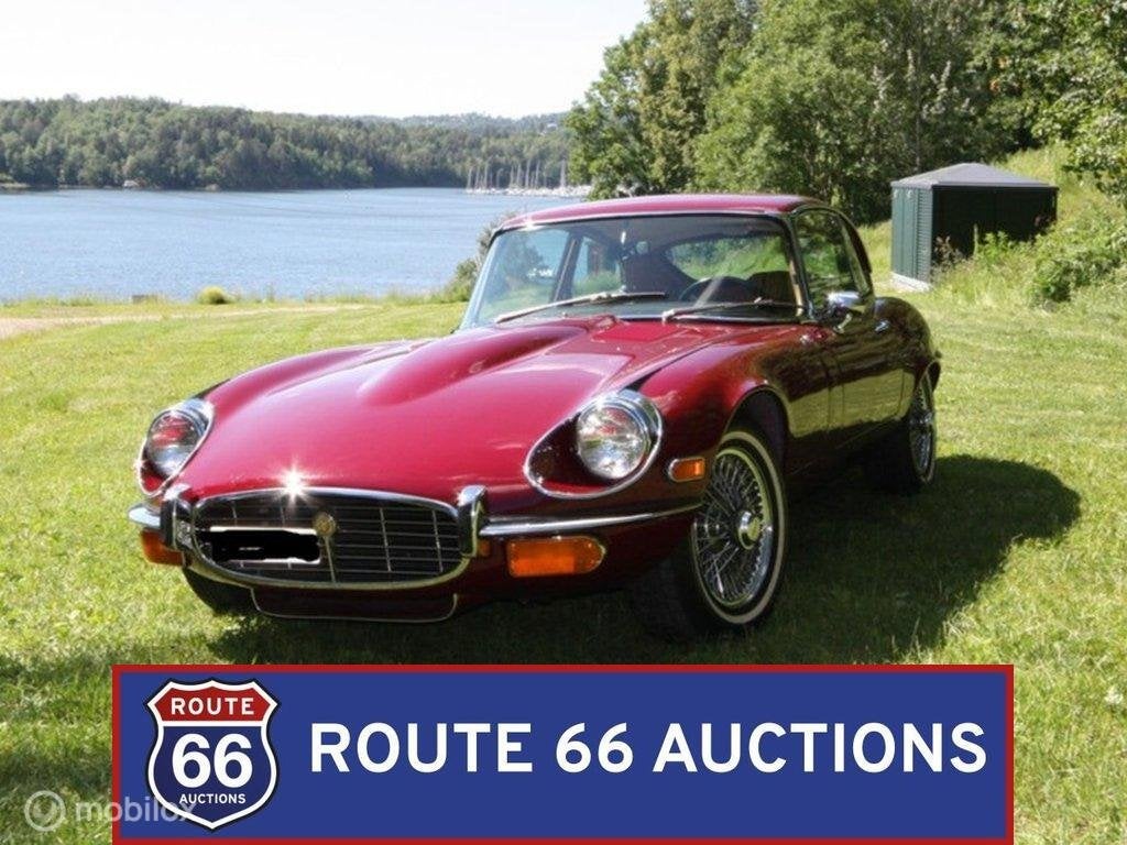 Jaguar E-Type Coupe S3 | 1972 | Route 66 Auctions, Zwart, Bedrijf, Handgeschakeld, Overige carrosserie