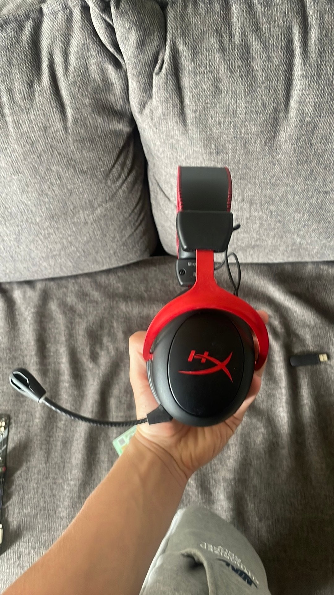 HyperX Cloud II Wireless Gaming Headset, Ophalen, Gaming headset, Zo goed als nieuw, Draadloos