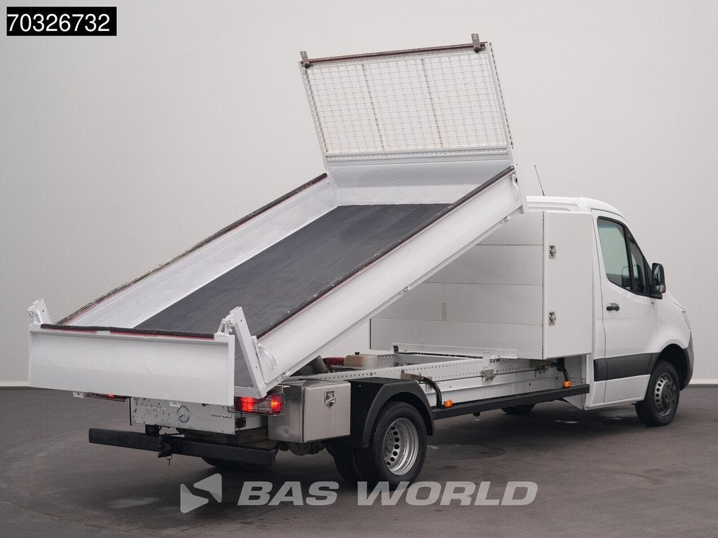 Mercedes Sprinter 515 CDI Kipper met Kist Dubbellucht 3,5t T, Auto's, Bestelwagens en Lichte vracht, Stof, Gebruikt, 4 cilinders