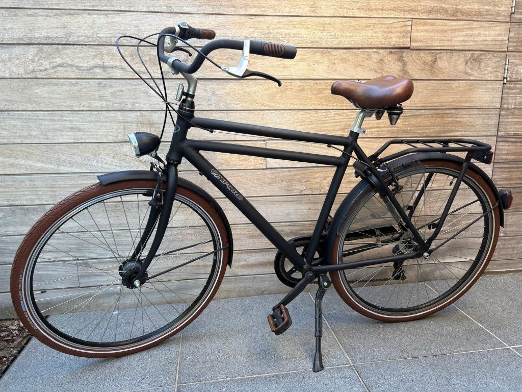 Herenfiets Oxford Fleur, Autres marques, Vitesses, Frein sur jante, Enlèvement