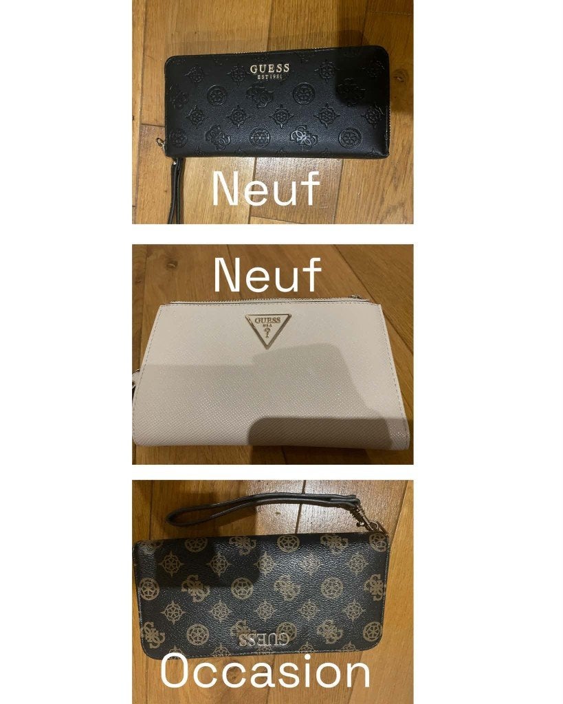 Portefeuille, Bijoux, Sacs & Beauté, Enlèvement ou Envoi, Comme neuf, Blanc, Guess
