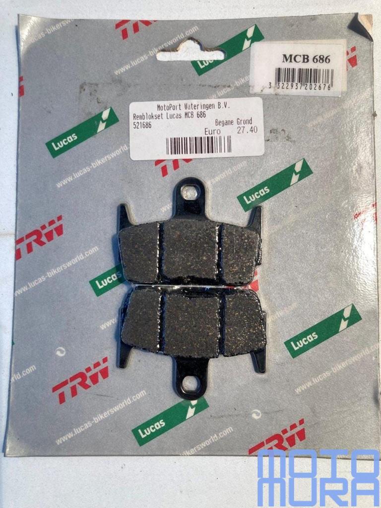 TRW MCB686 remblokken set Kymco Sniper Honda SZX 50 Sym Jet, Neuf, -, -, -