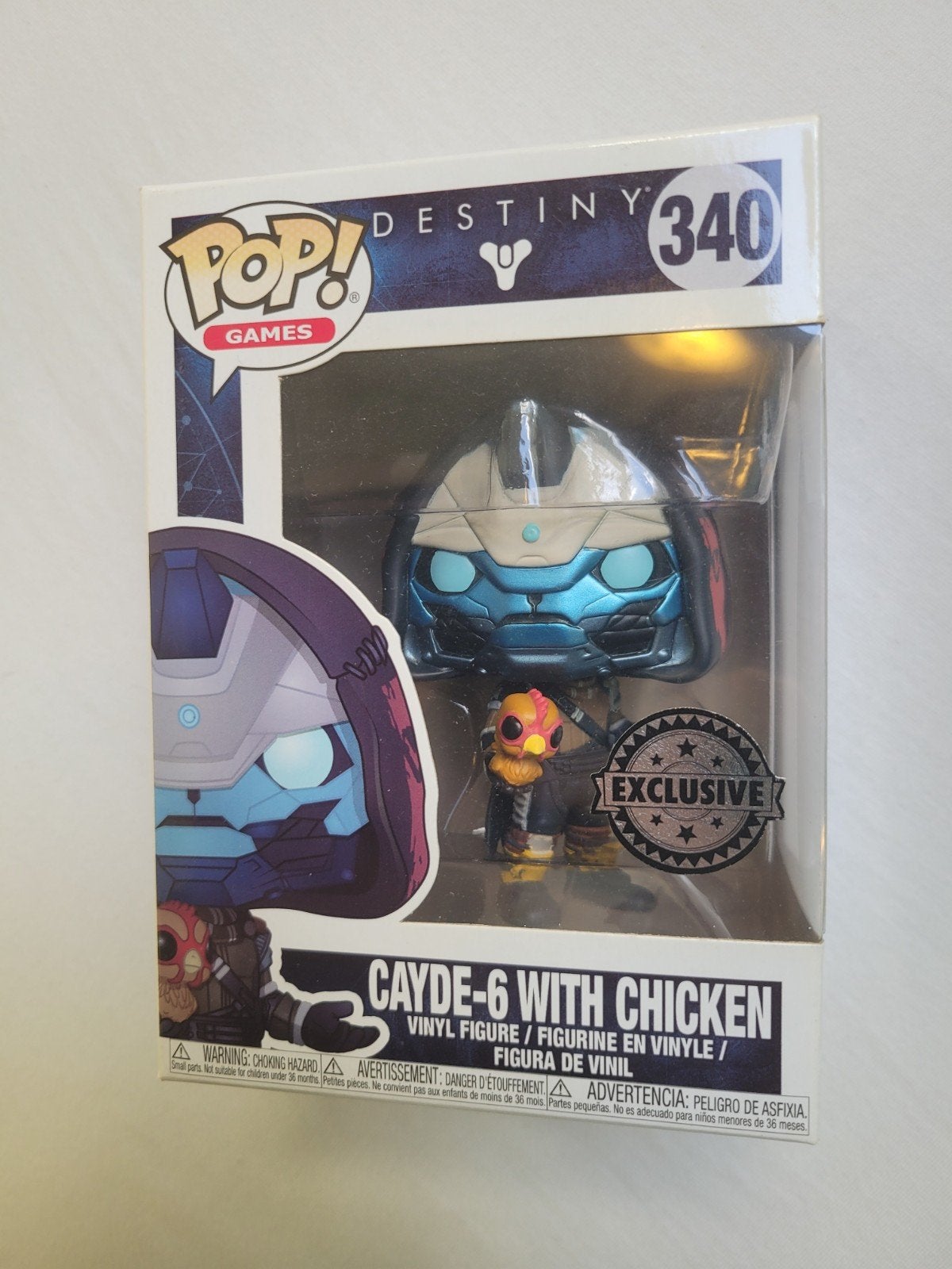 Funko Pop! Destiny - Cayde-6 With Chicken 340 Amazon Excl., Ophalen of Verzenden, Nieuw
