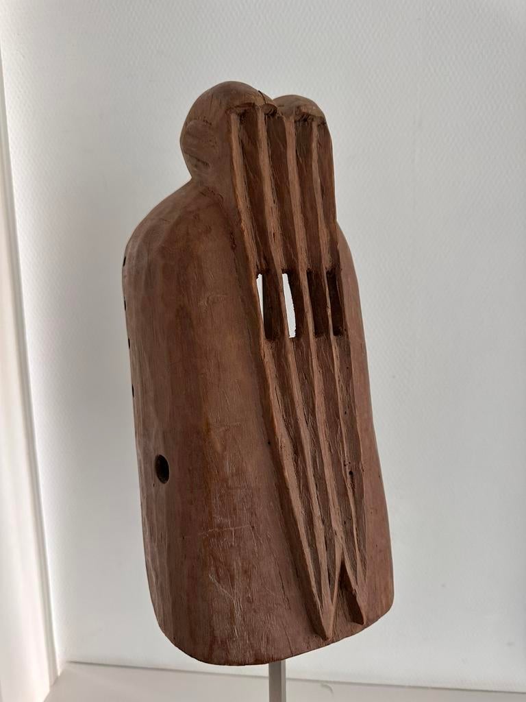 Dogon dubbel Aap masker Afrikaanse kunst v. Antropoloog, Antiek en Kunst, Verzenden