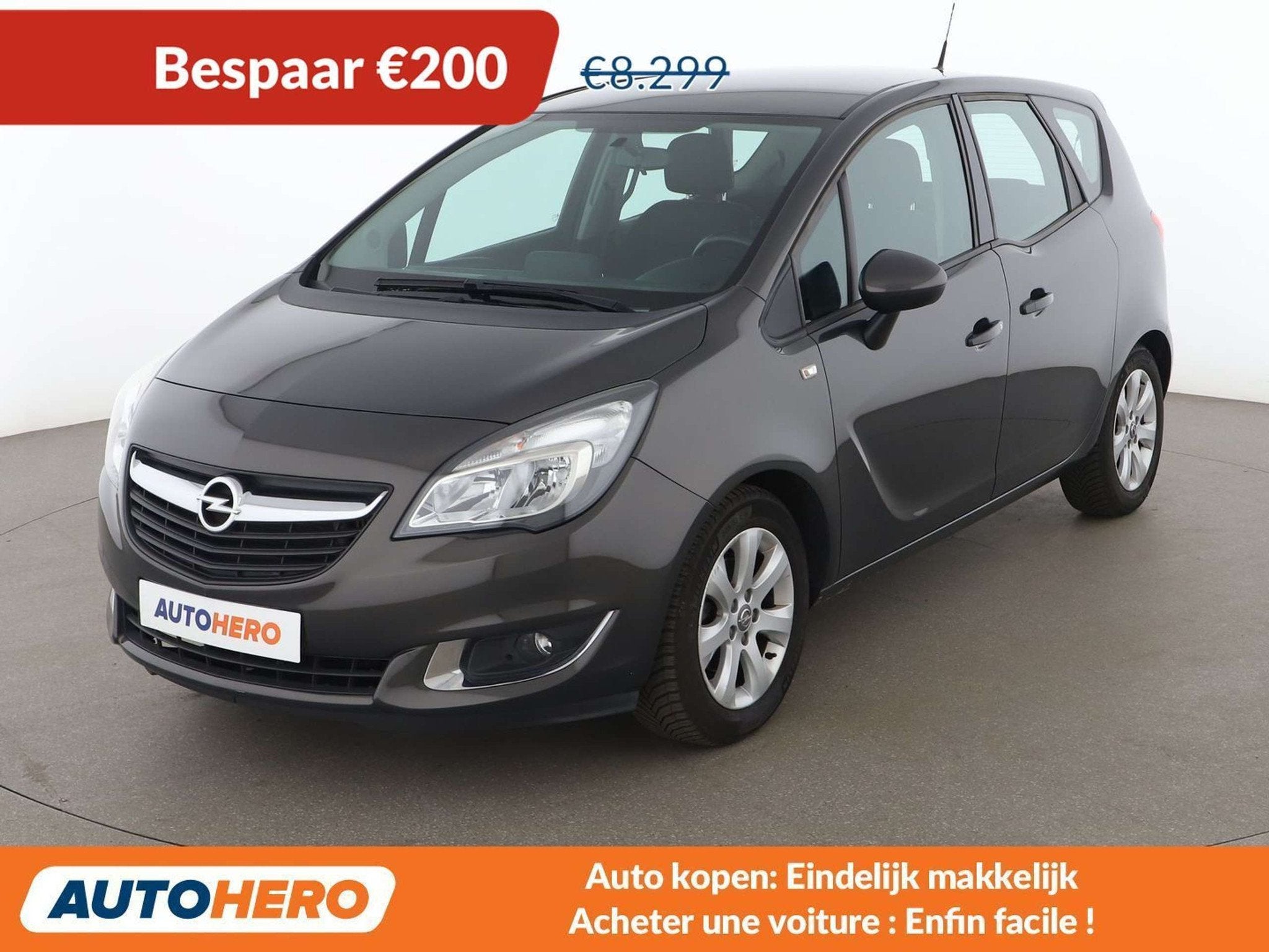 Opel Meriva 1.4 Turbo Edition (bj 2016), Voorwielaandrijving, 1408 kg, Stof, 120 pk