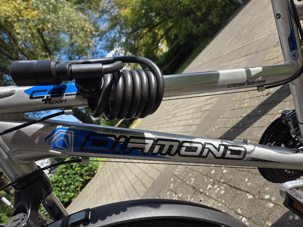 Vélo femme hybride Diamond Cross +Sport, Vélos & Vélomoteurs, Autres marques, Vitesses, Frein sur jante, Enlèvement