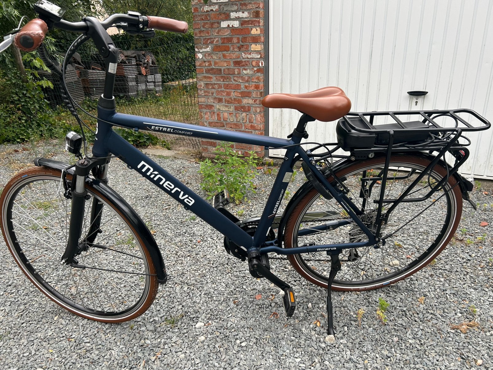 Elektrische herenfiets minerva ( defect), Ophalen, Zo goed als nieuw