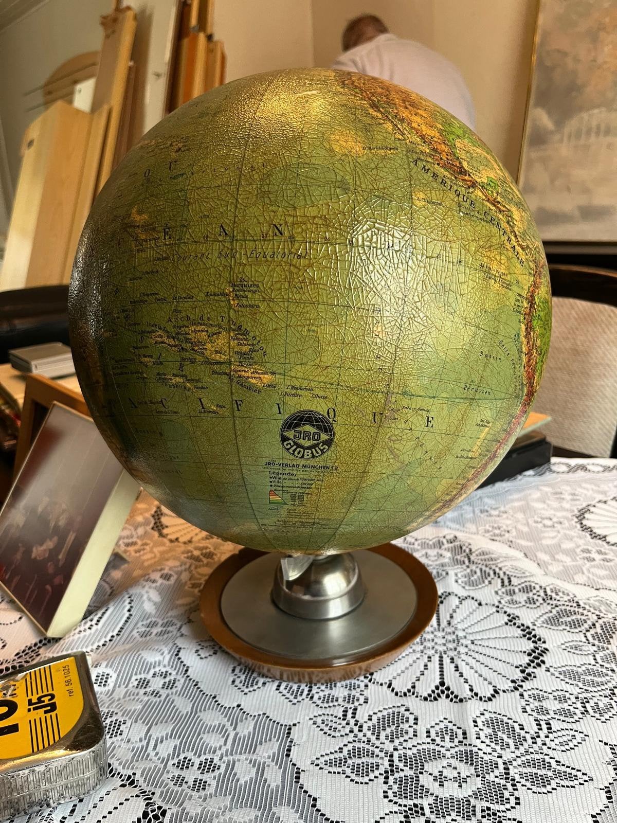 Antieke wereldbol, Ophalen of Verzenden, Antieke wereldbol