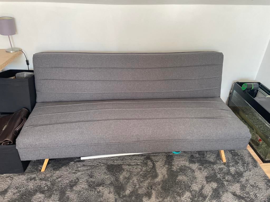 Click-clack canapé lit comme neuf utilisé pour la déco, Enlèvement, Comme neuf, 200 cm, 100 cm