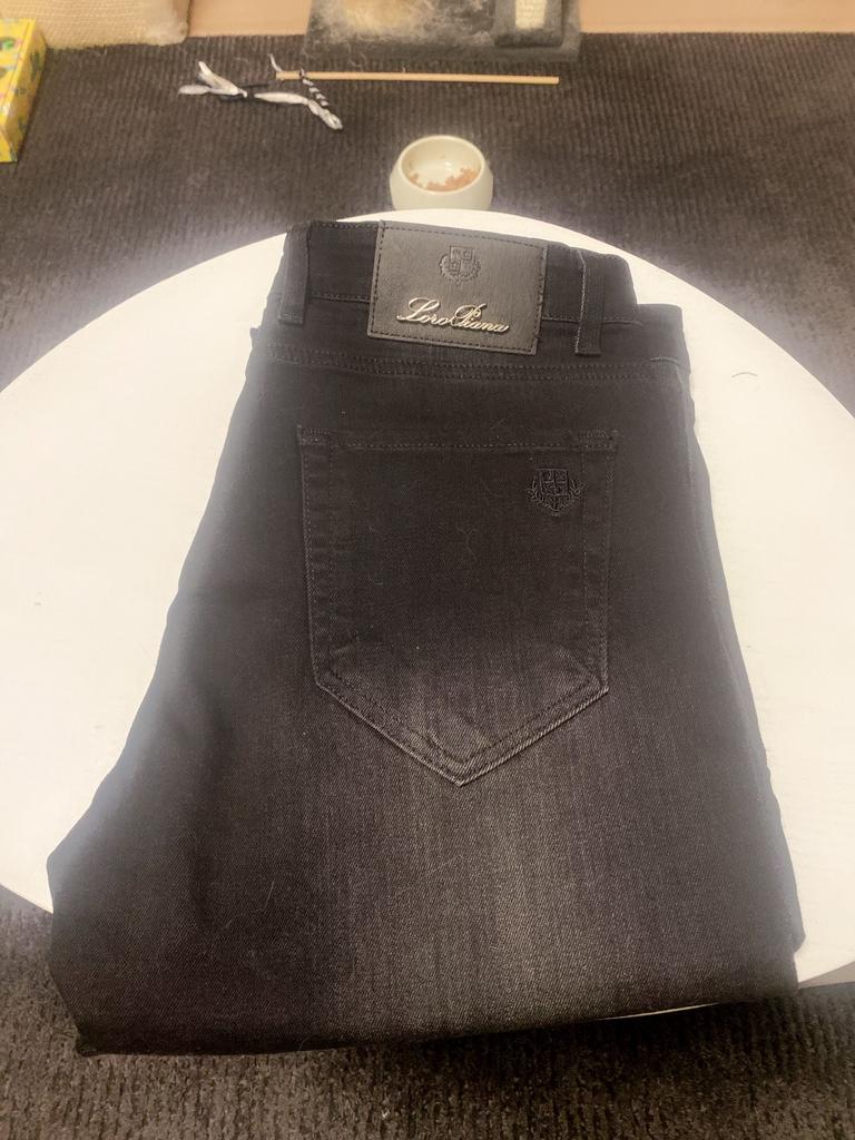 Loro piana broek, Ophalen, Nieuw, Maat 56/58 (XL), Zwart